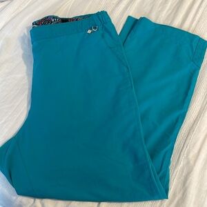 - Vera Bradley Teal scrub pant size XL Halo style